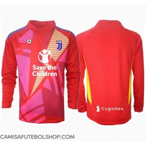 Camisa de time de futebol Juventus Goleiro Replicas 1º Equipamento 2024-25 Manga Comprida
